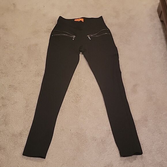Patrizia Luca black zipper accent leggings - Picture 2 of 8